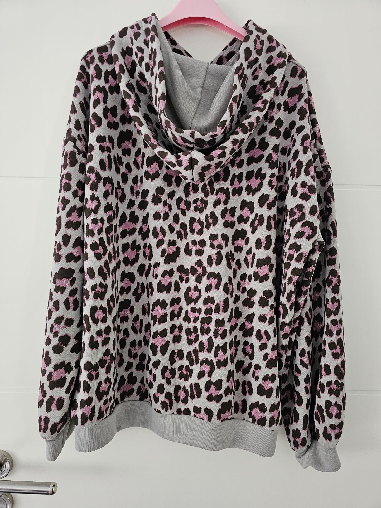 Hoodie Leo Love hellgrau