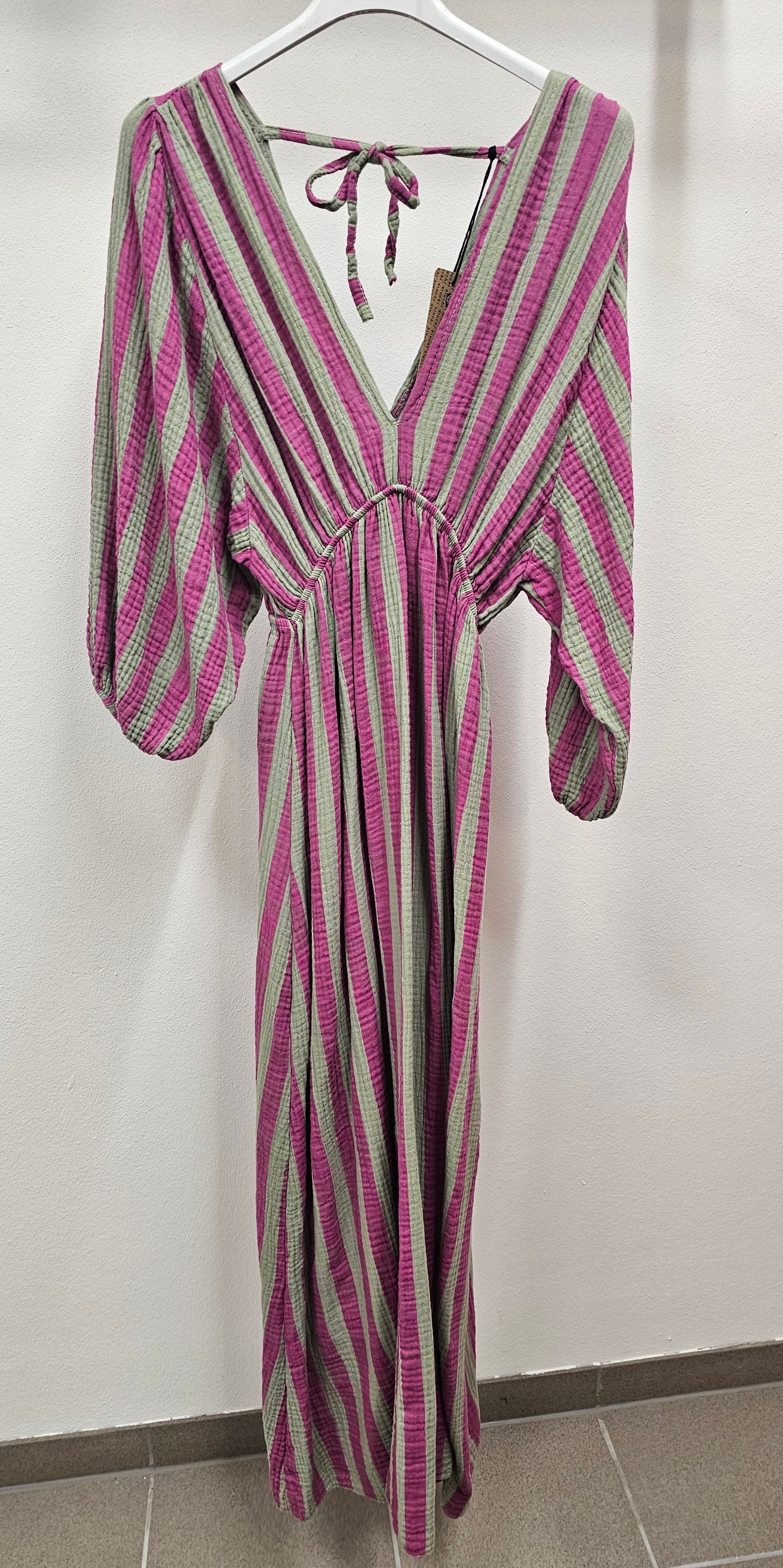 Musselin Kleid Berry