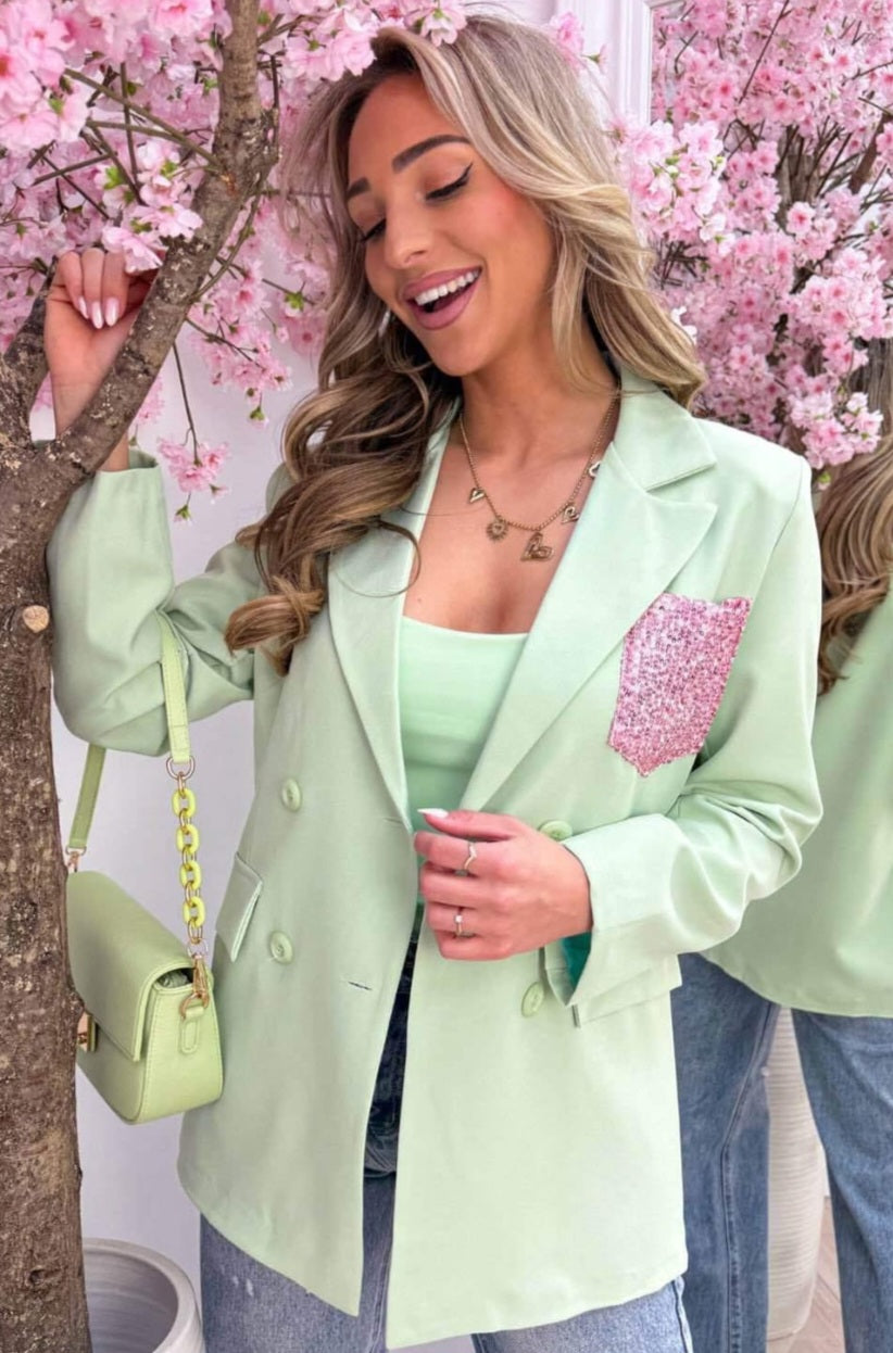 Blazer Sparkle versch. Farben