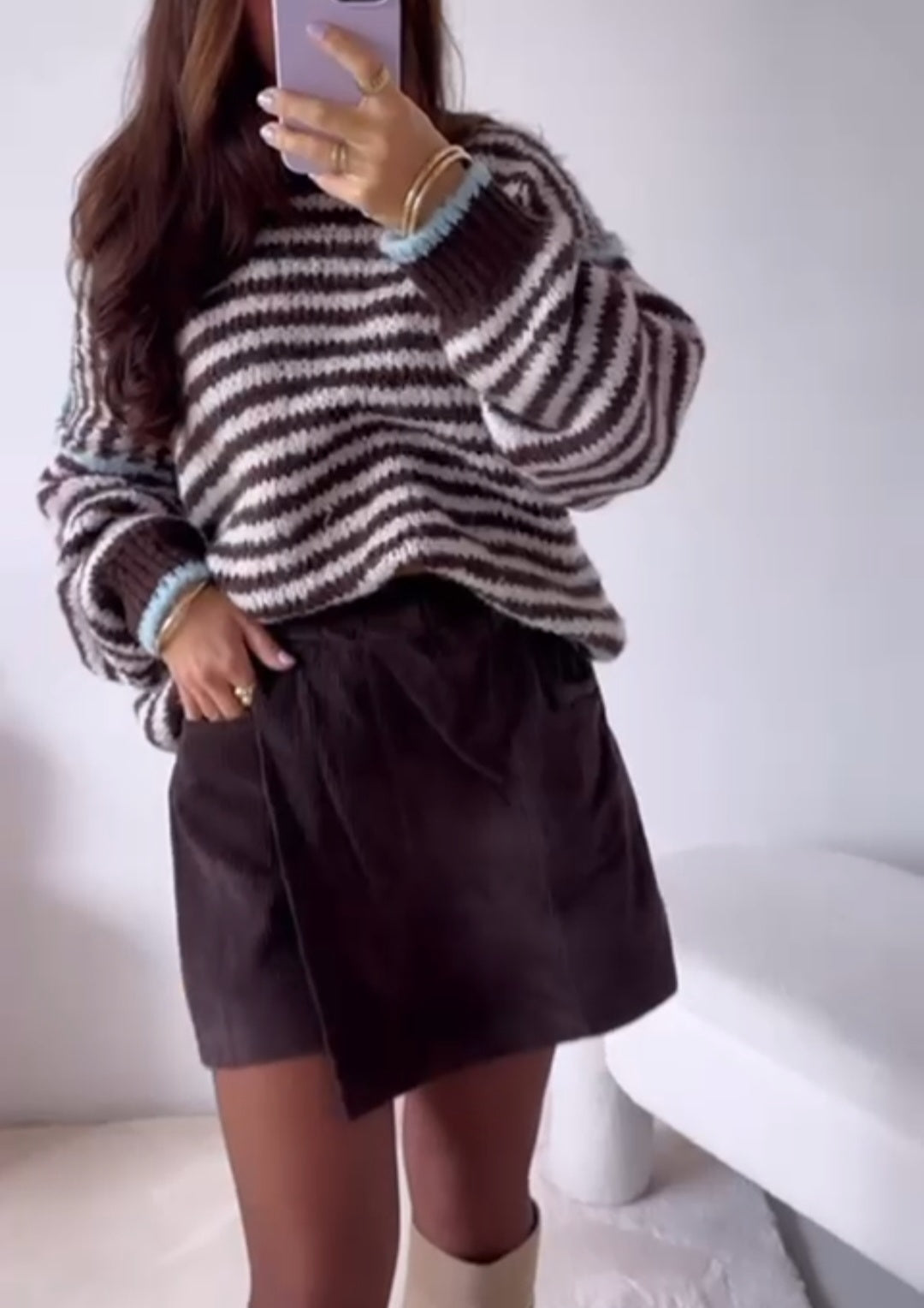 Pullover Stripes Blue