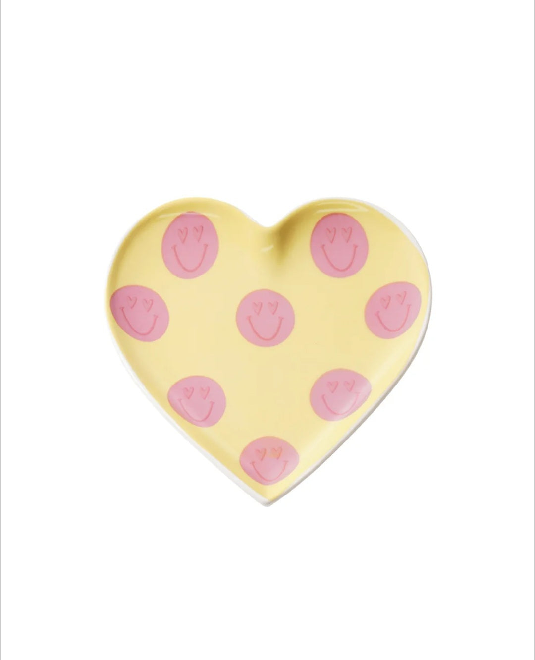 Schmuckschale Happy gelb