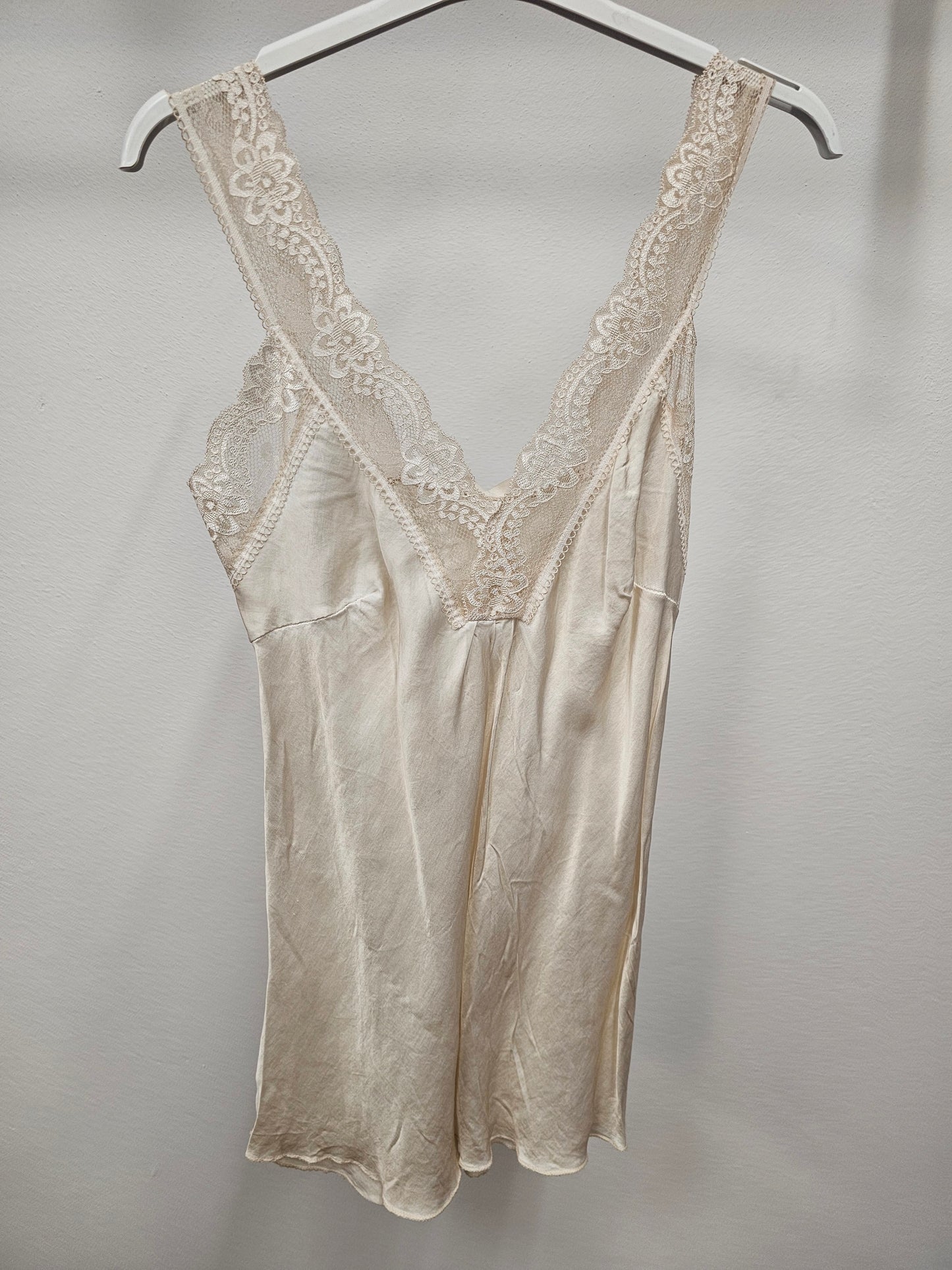 Spitzen Top Creme