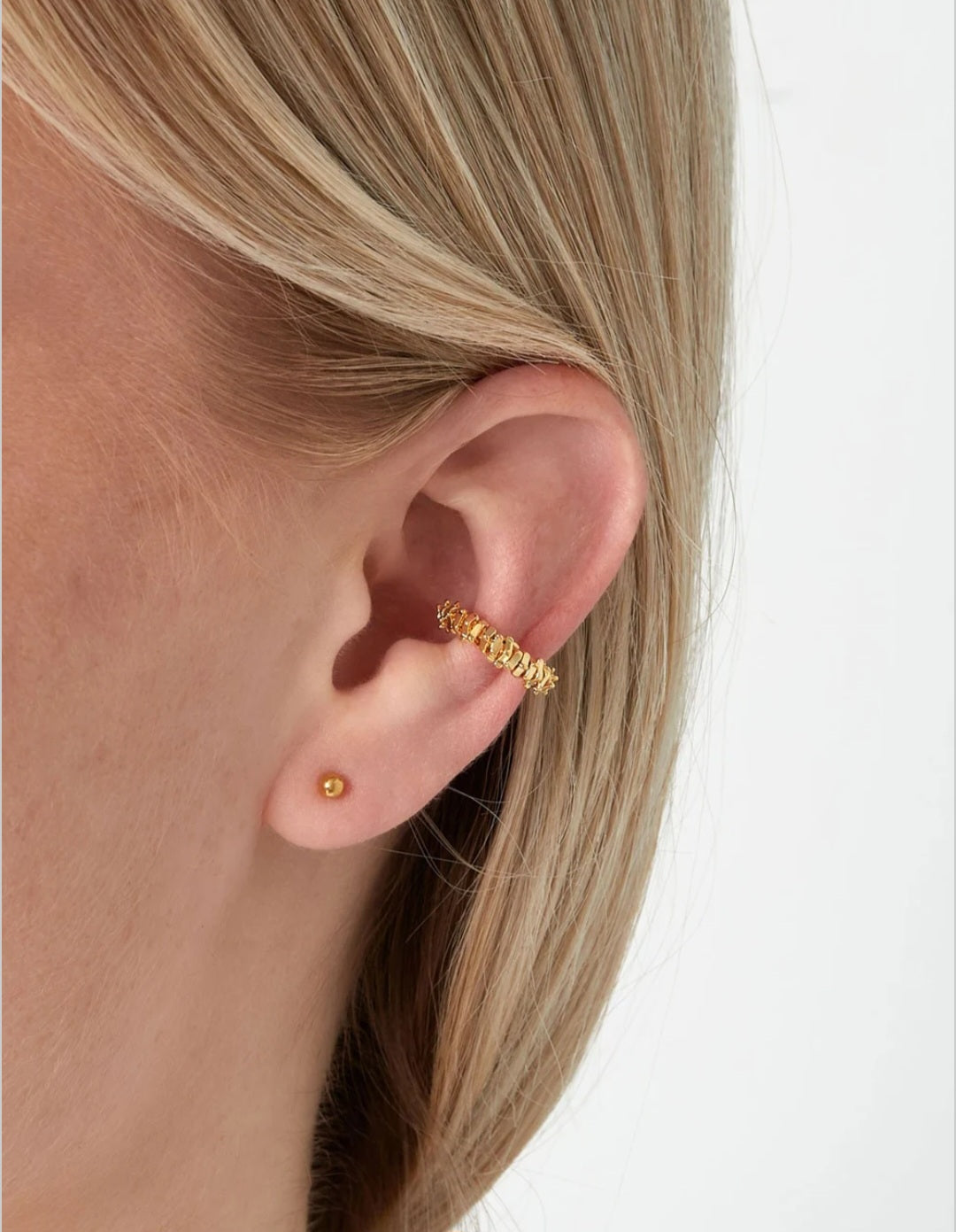 Ear Cuff Kathy silber