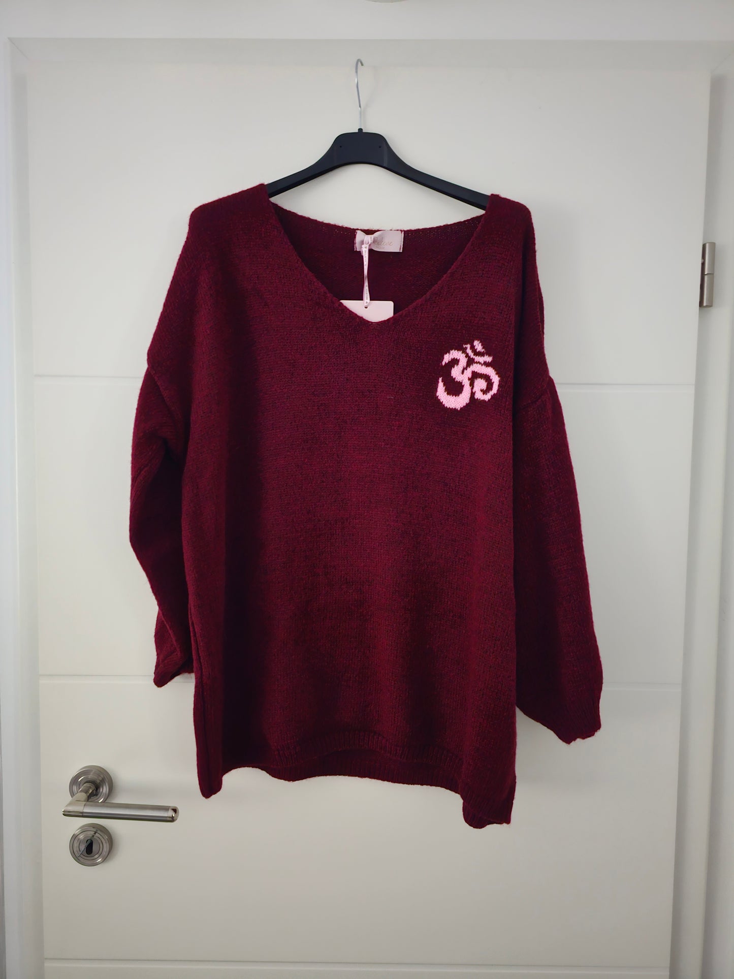 Pullover Ganesha bordeaux