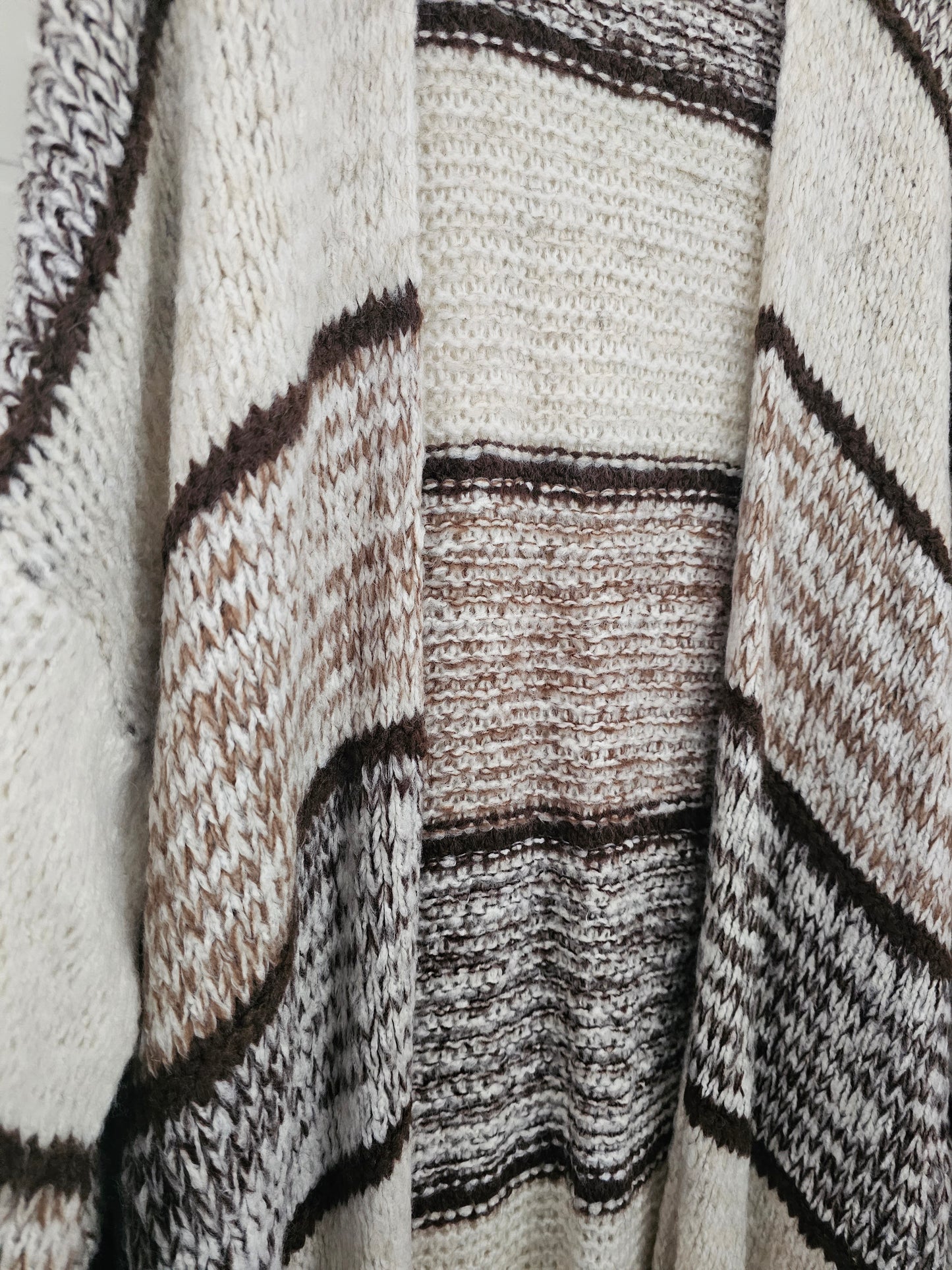 langer Cardigan Zuna braun