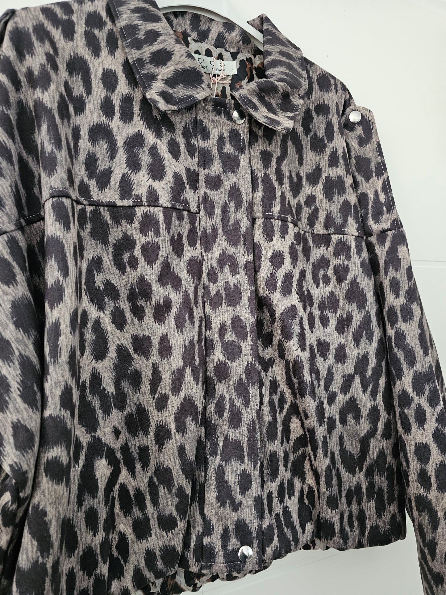 Wildleder-Optik Jacke Schlamm