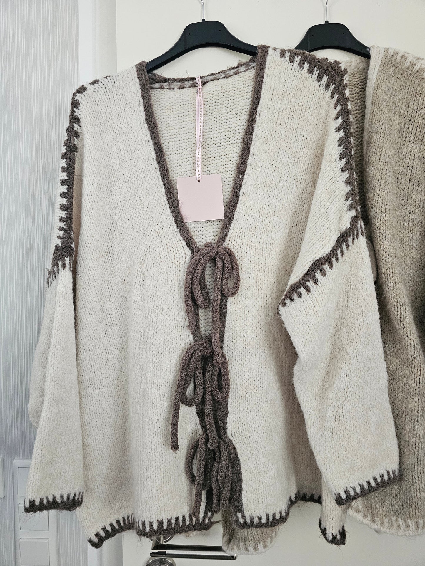 Schleifen-Cardigan Nala creme