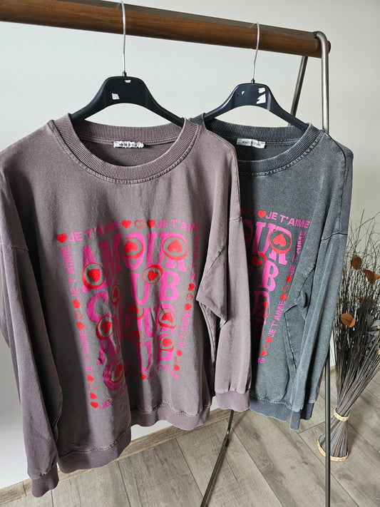 Sweatshirt "Amour Club"