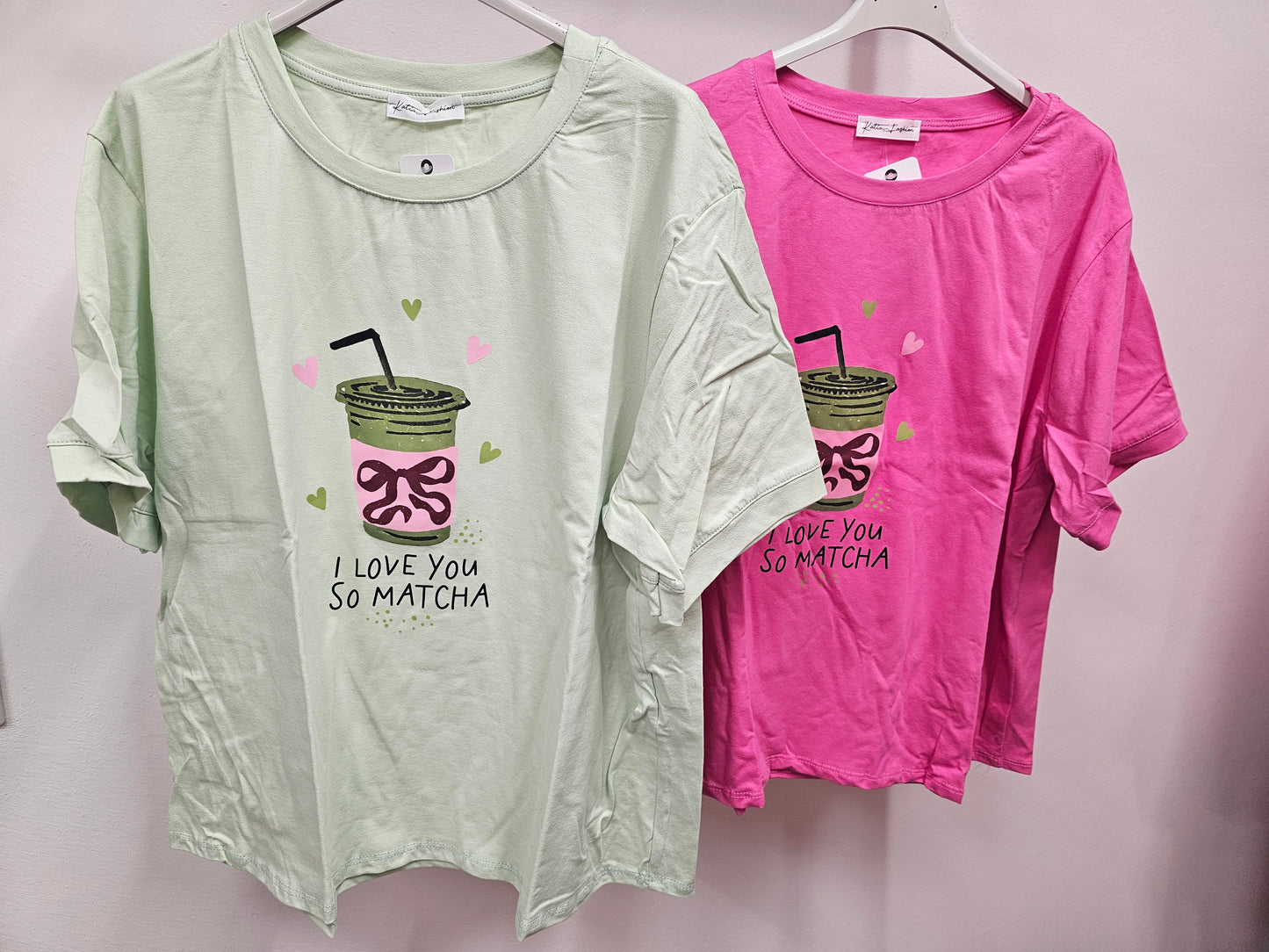 T-Shirt Matcha versch. Farben