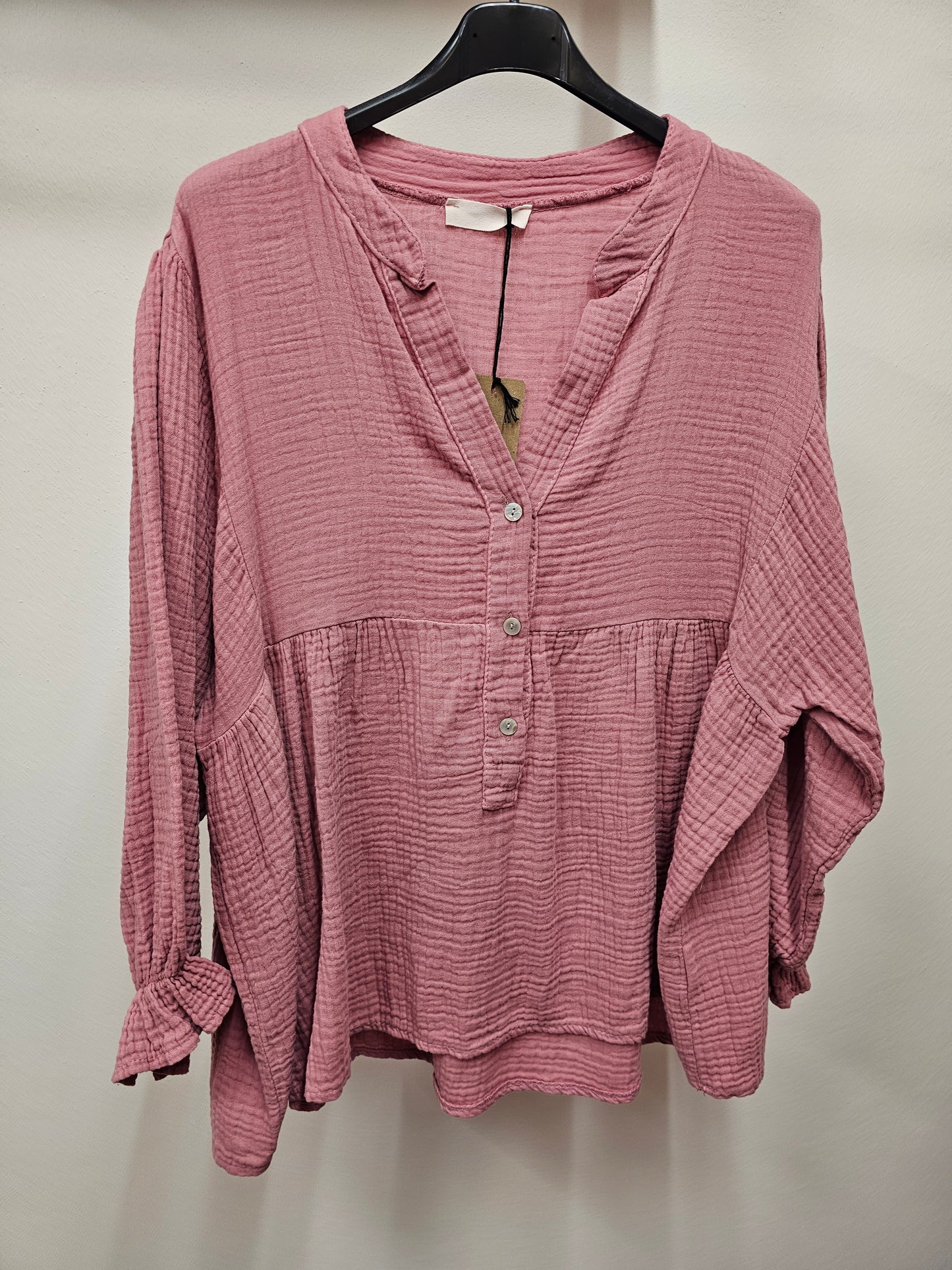 Musselin Bluse Valea versch. Farben