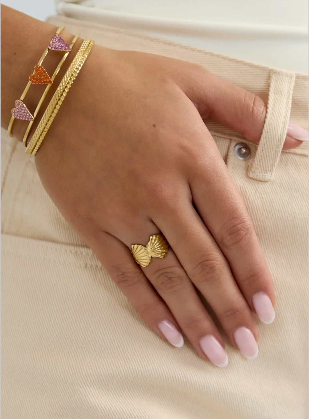 Ring Seashell Gold