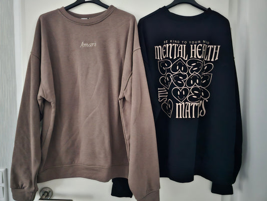 Pullover Mental Health versch. Farben