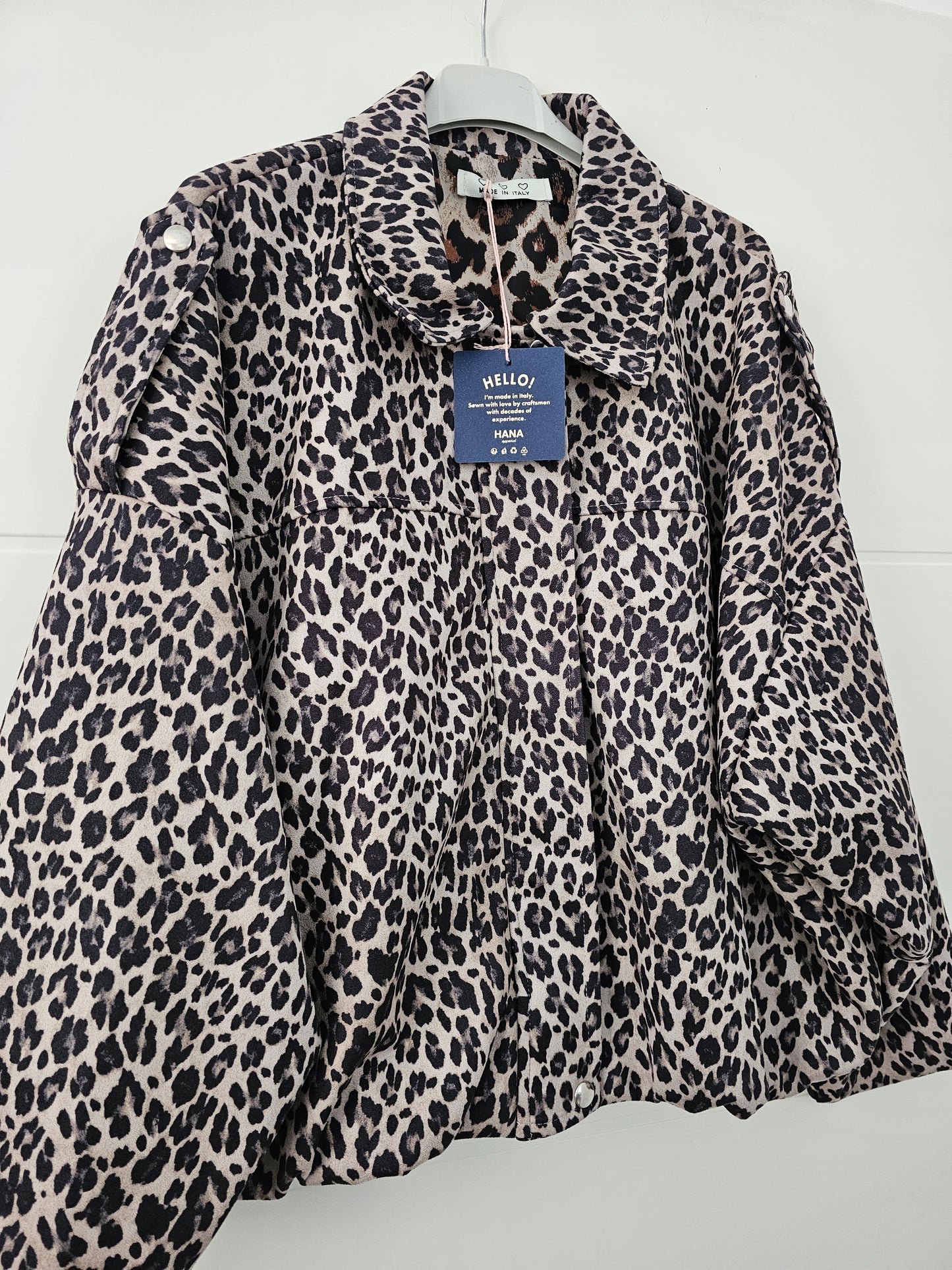 Wildleder-Optik Jacke beige/schwarz