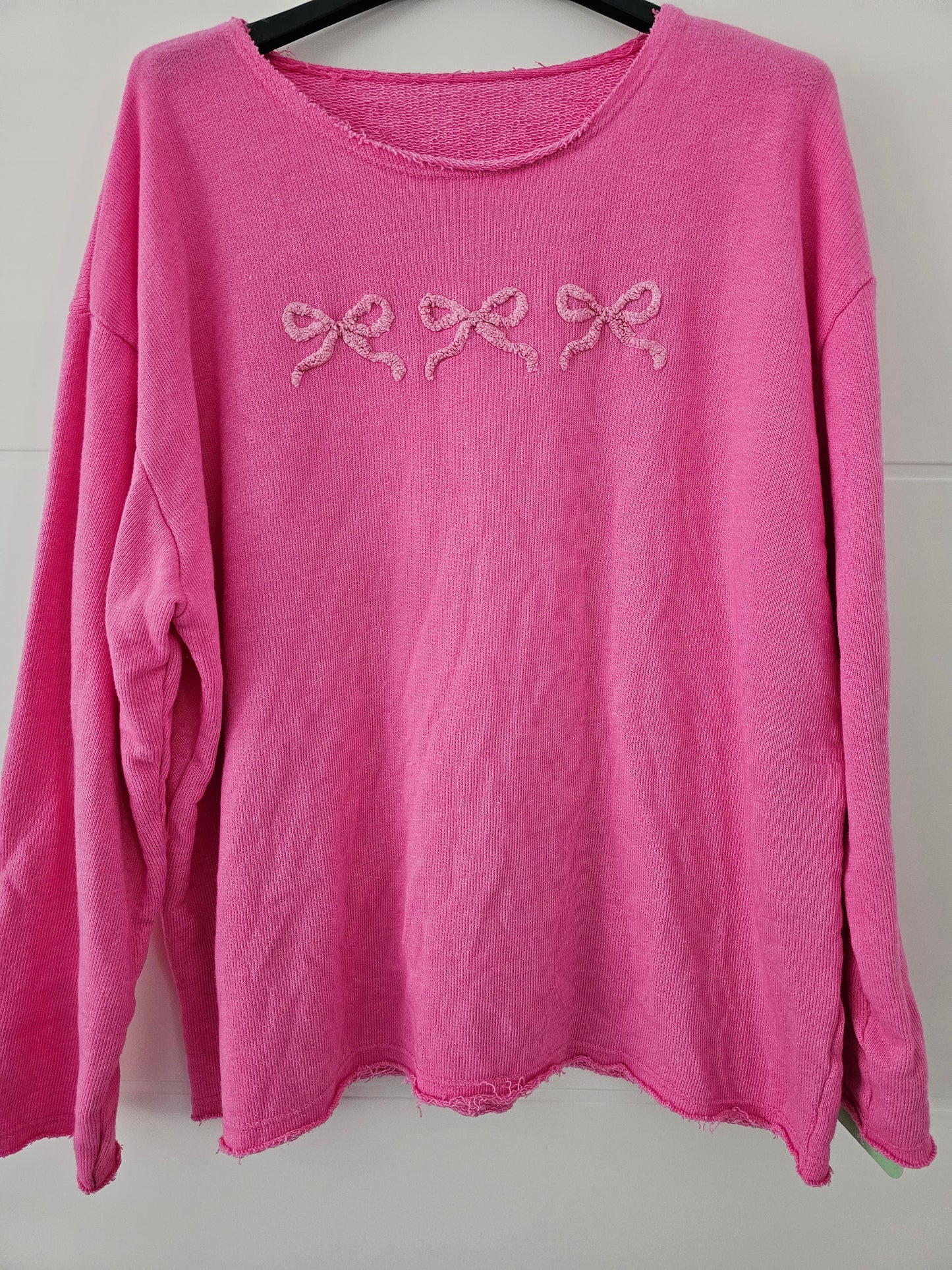 Sweater Schleifi Pink/Rosa
