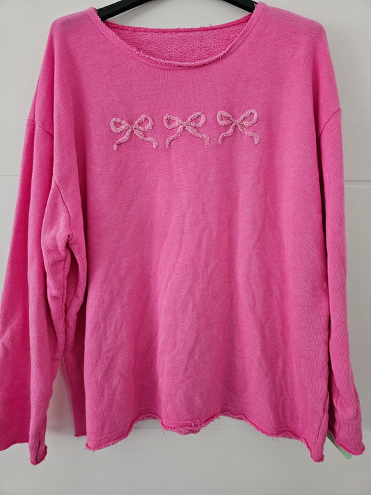 Sweater Schleifi Pink/Rosa