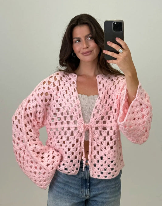 Häkeljacke Mona Rosa