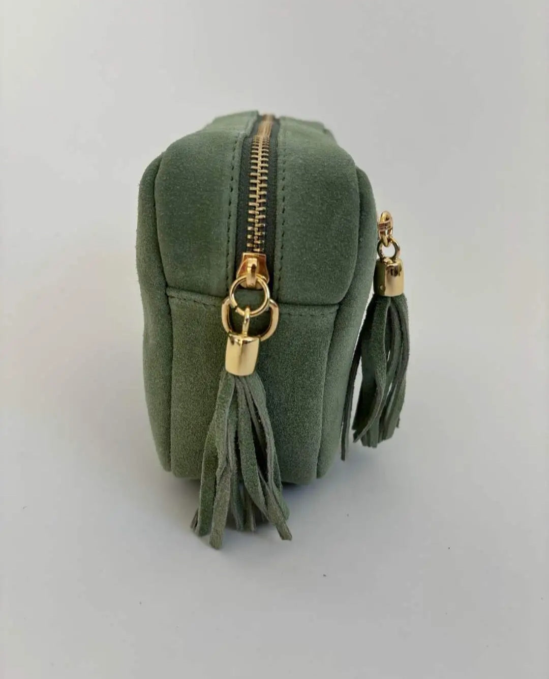 Wildleder Tasche Mila Bag Grün