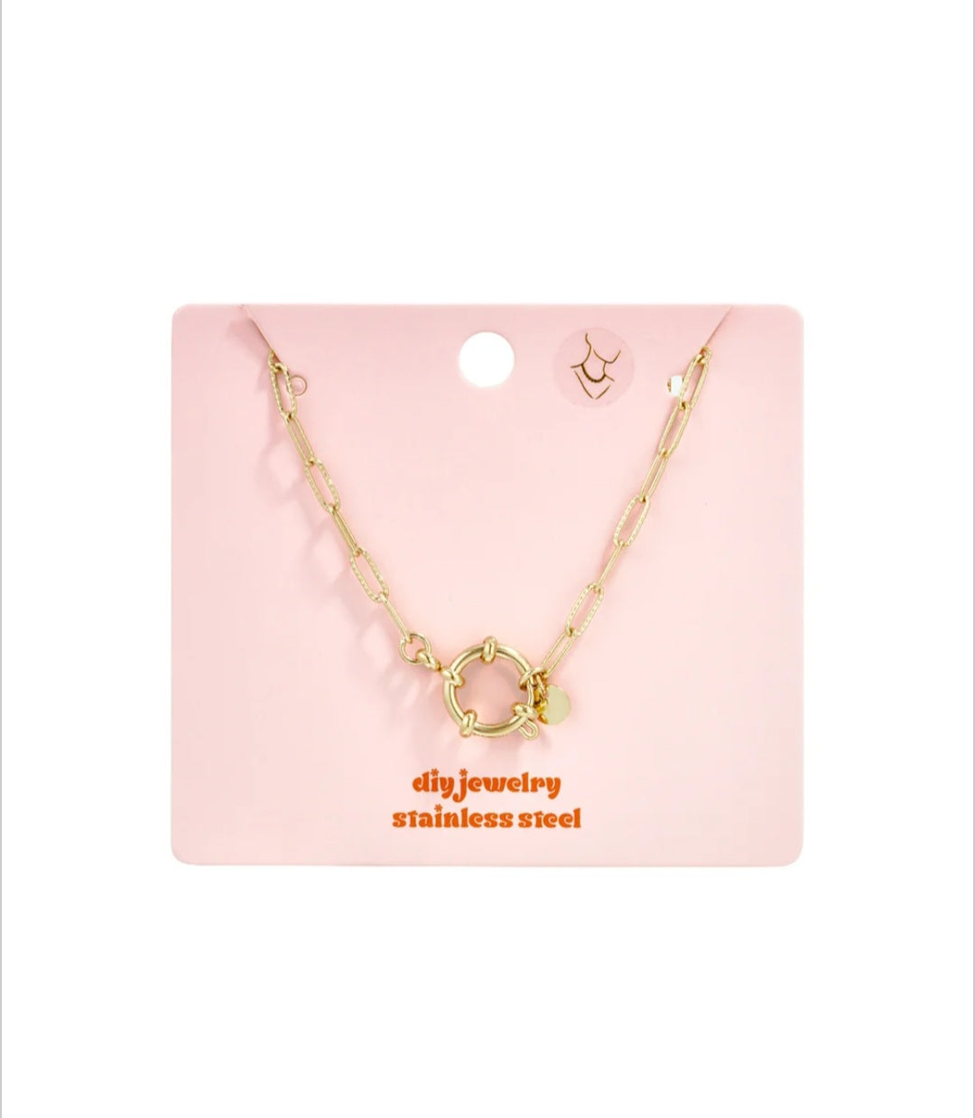 2-in-1-Halskette und -Armband mit ovalen Gliedern