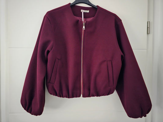 Bomberjacke bordeaux
