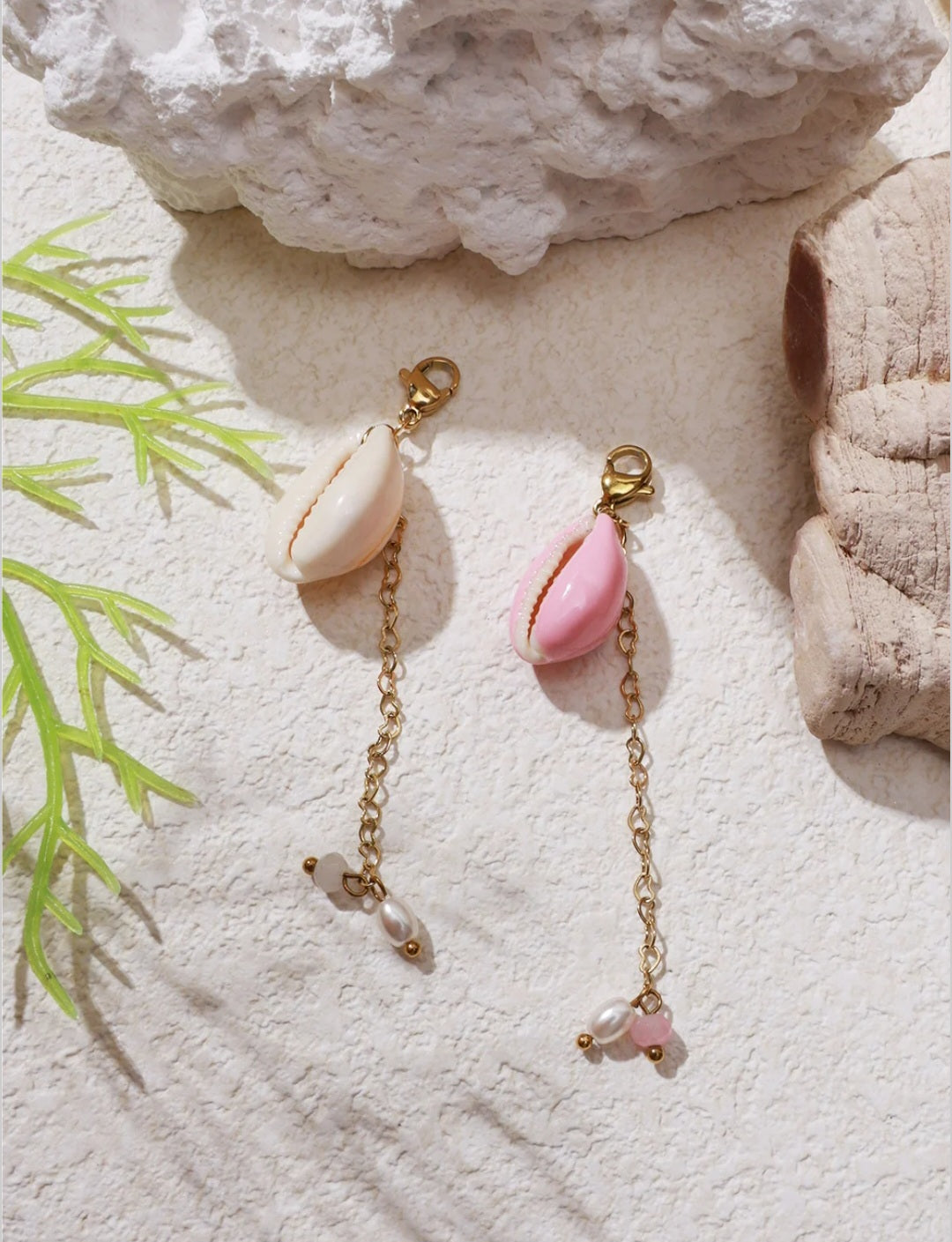 Charm Seashell rosa