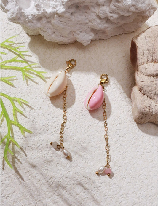 Charm Seashell weiß