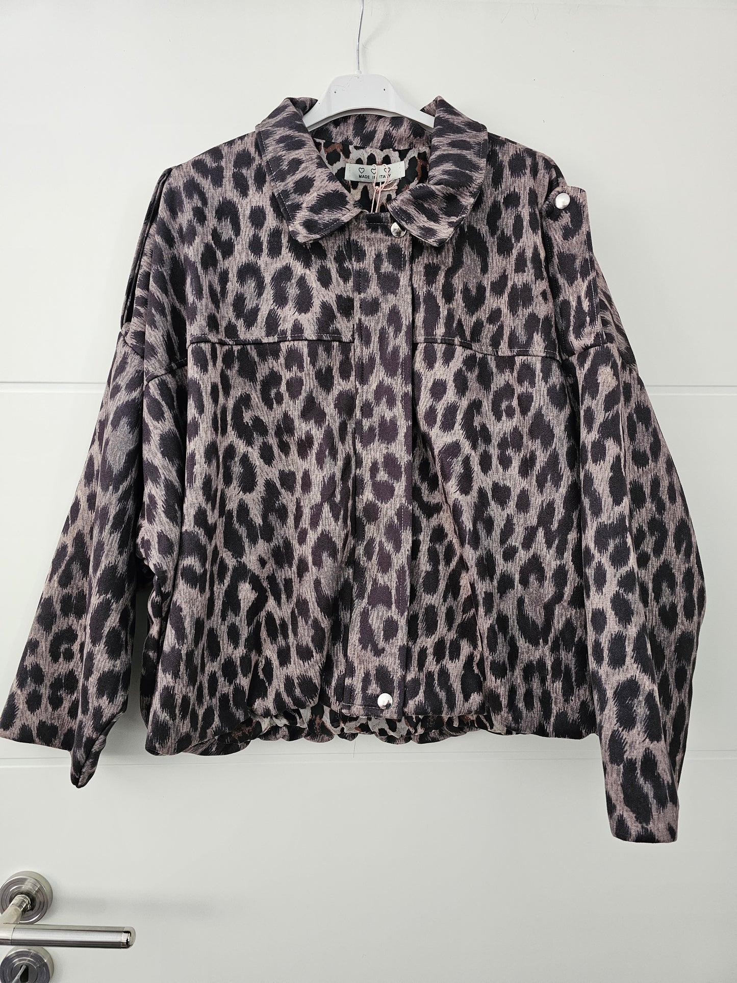 Wildleder-Optik Jacke Schlamm