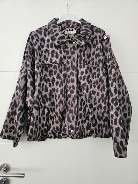 Wildleder-Optik Jacke Schlamm