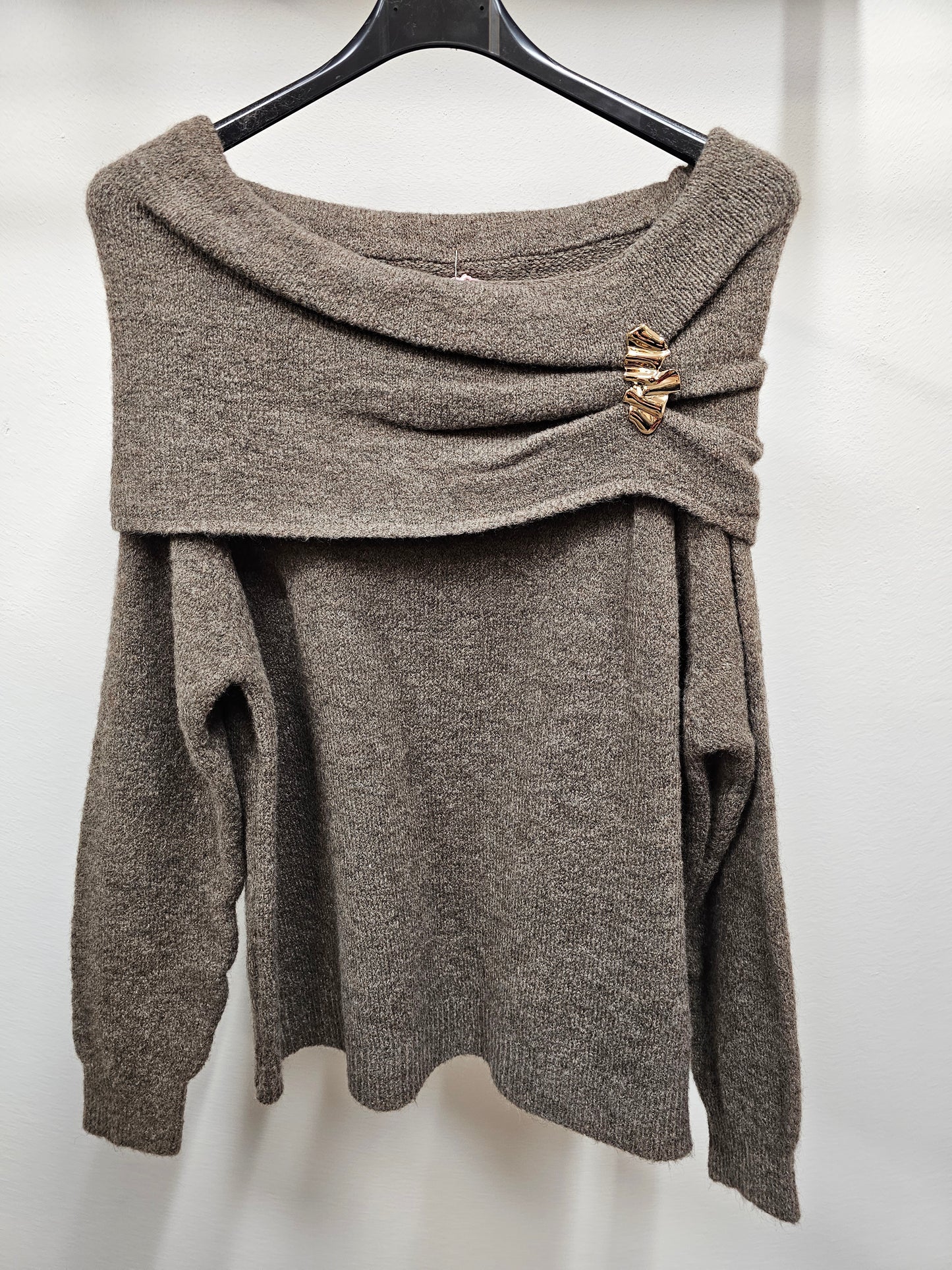 Pullover Carmen taupe
