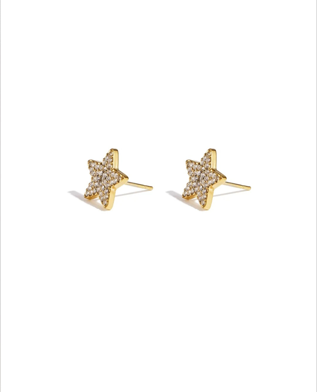 Ohrstecker Stern Gold