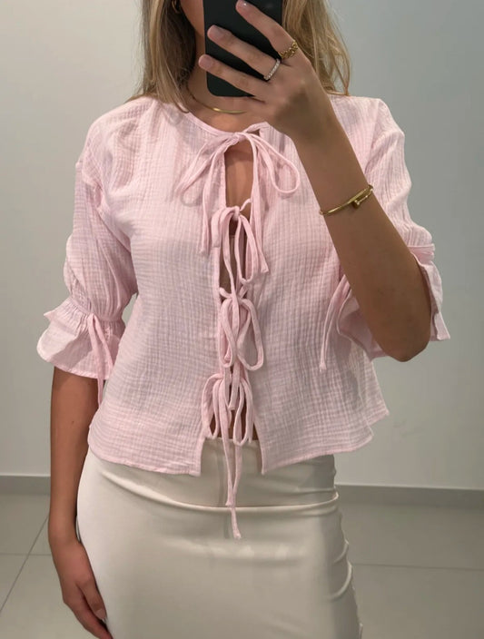 Bluse Pia rosa