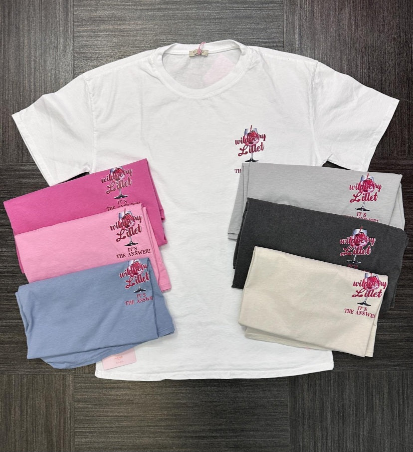 T-Shirt Wildberry versch. Farben