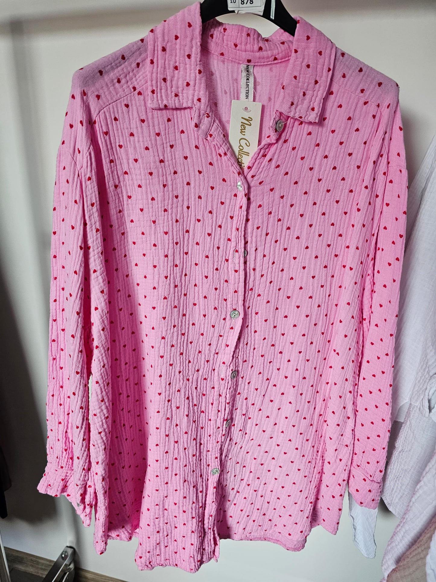 Musselin Bluse Herzi