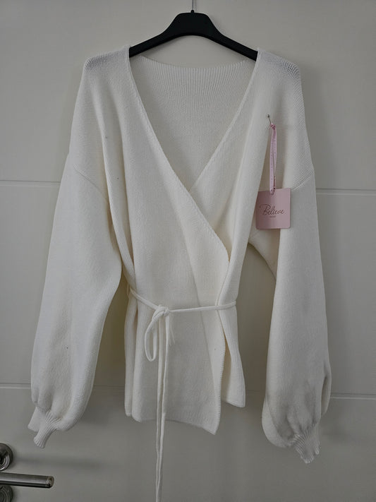 Wickel-Cardigan Cream