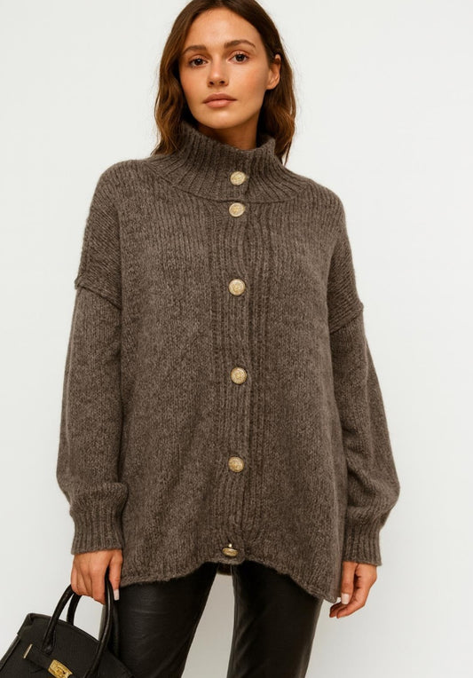Cardigan Mandy taupe