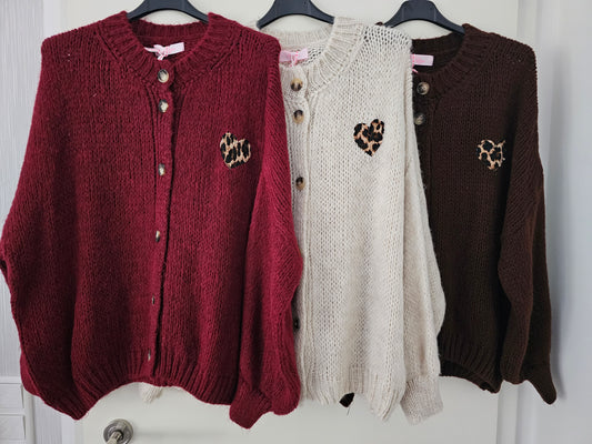 Cardigan Leo Love versch. Farben