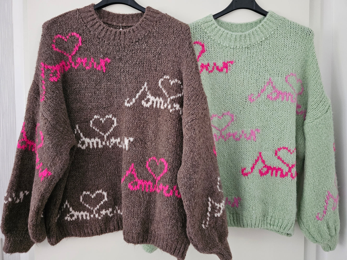 Pullover Amour versch. Farben
