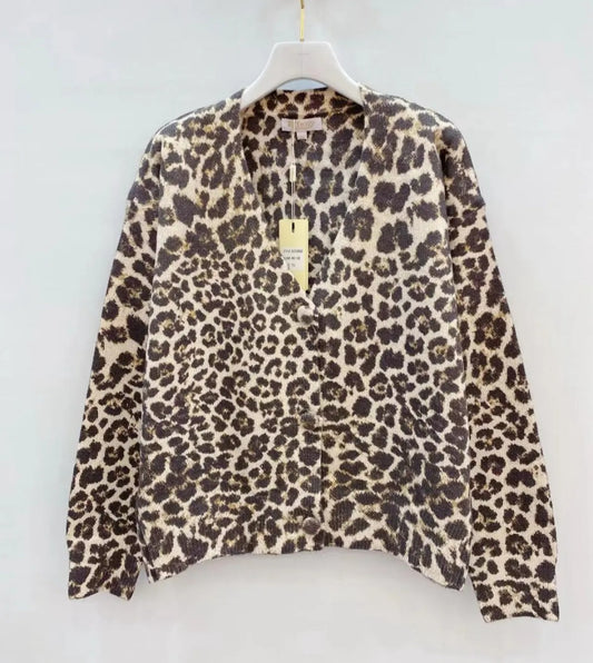 Leo Cardigan mit Glitzer