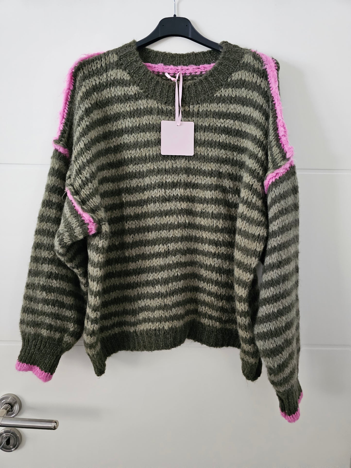 Pullover Stripes Khaki