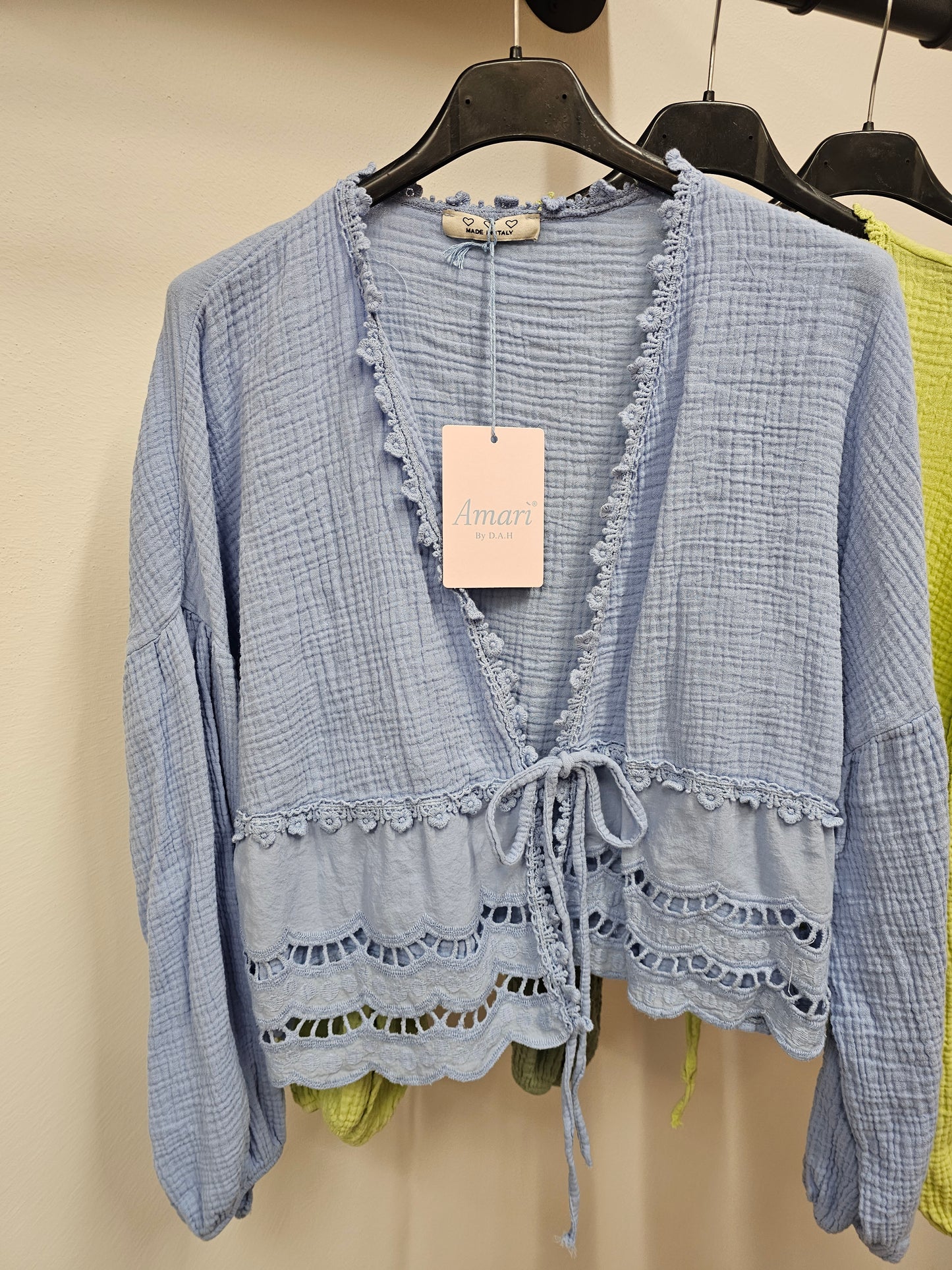 Musselinbluse Merle versch. Farben