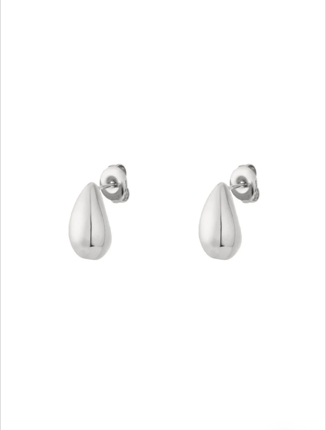 Tropfen Ohrringe silber