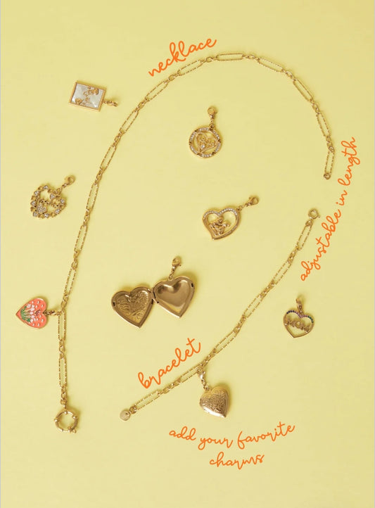 Abnehmbare 2-in-1-Halskette und -Armband