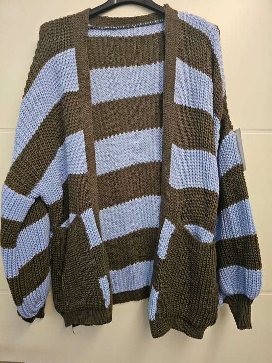 Strickjacke Mia blau