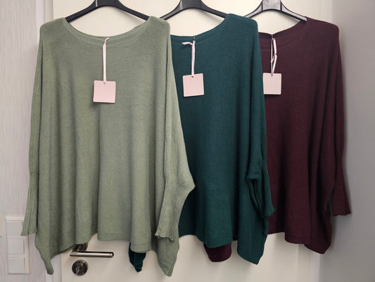 Oversize Pullover versch. Farben