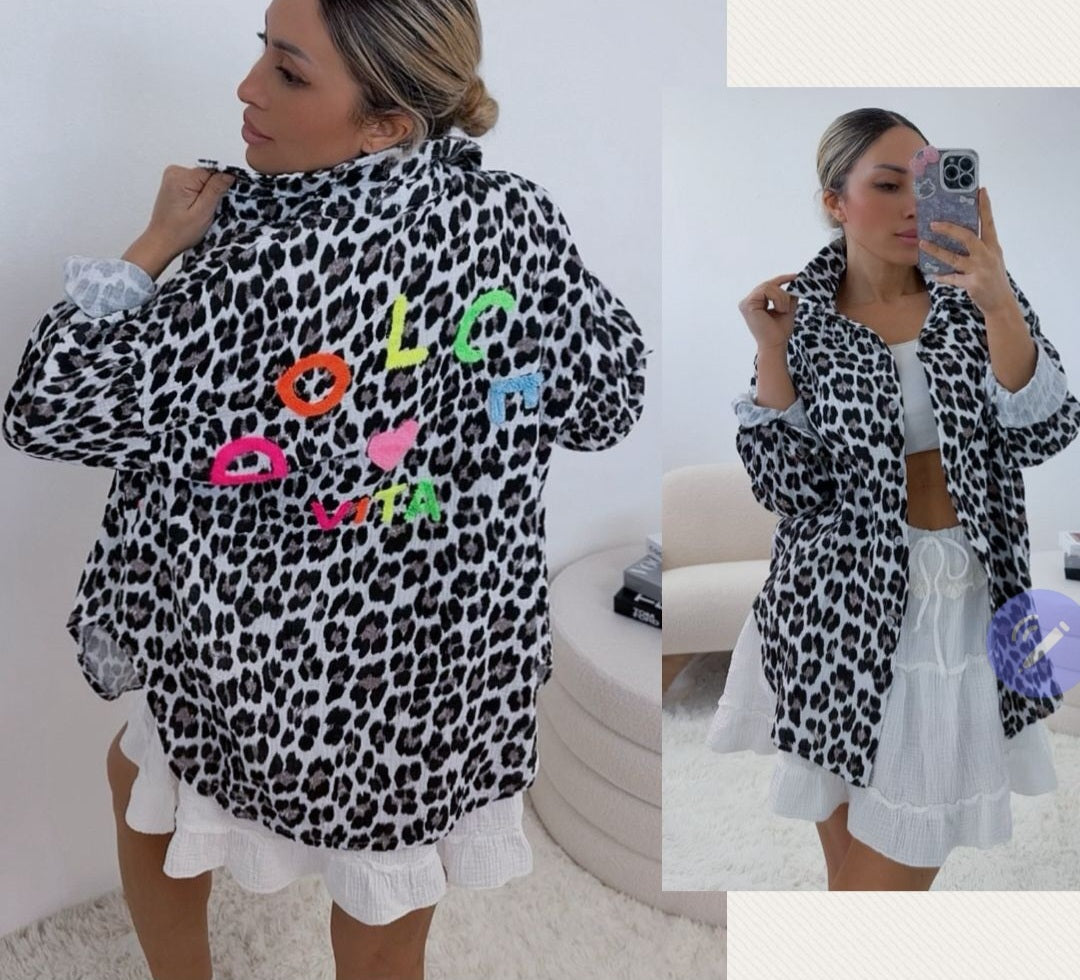 Musselin Bluse Dolce Vita