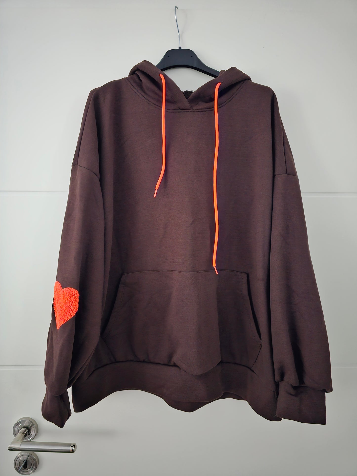 Hoodie Namanste Braun/Orange
