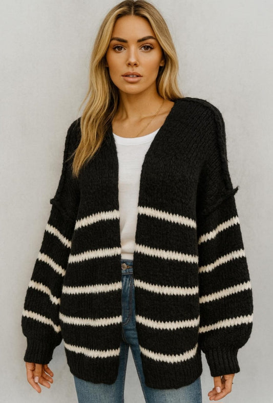 Strickcardigan Smilla Black
