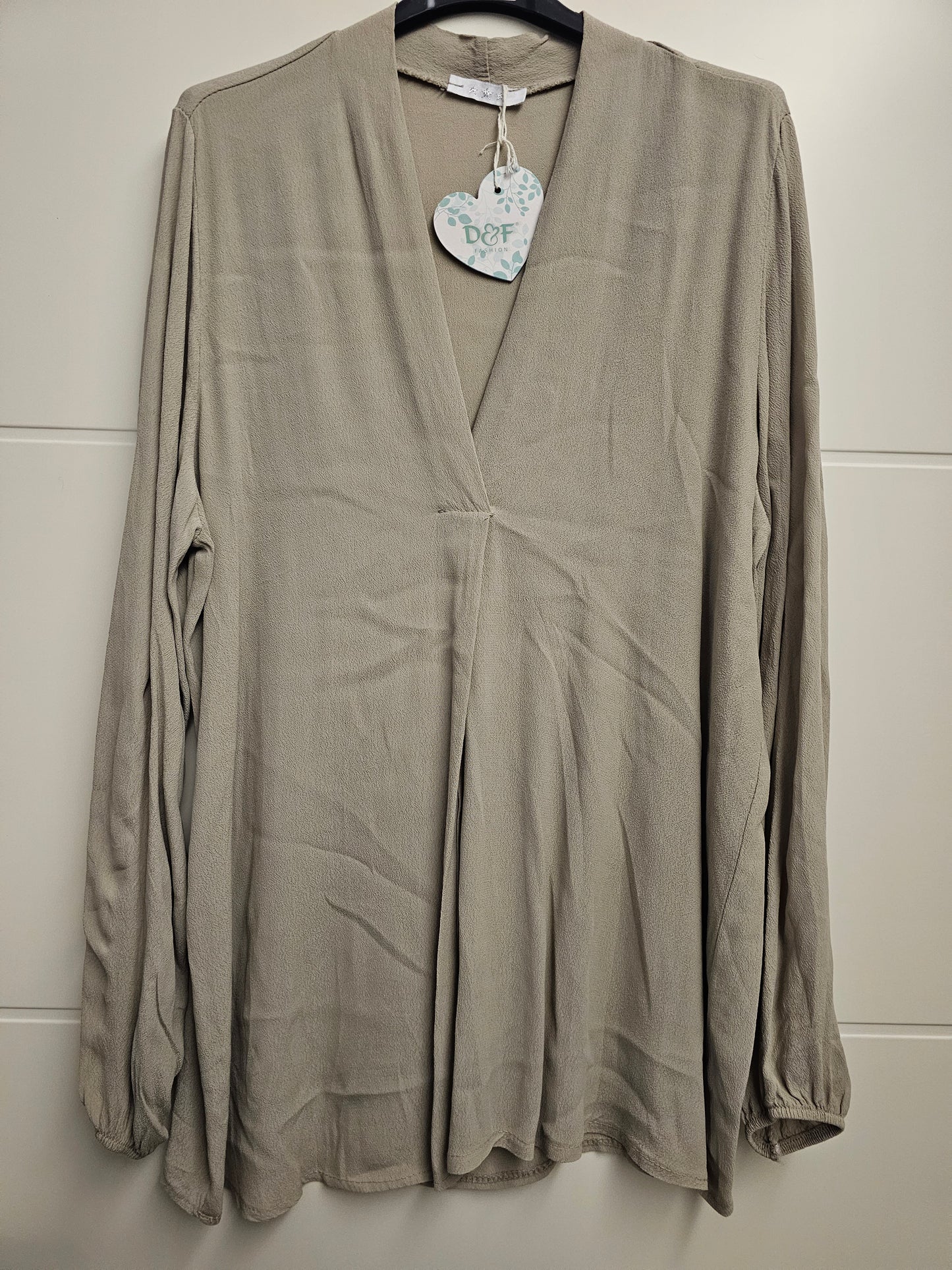 Basic Bluse Taupe