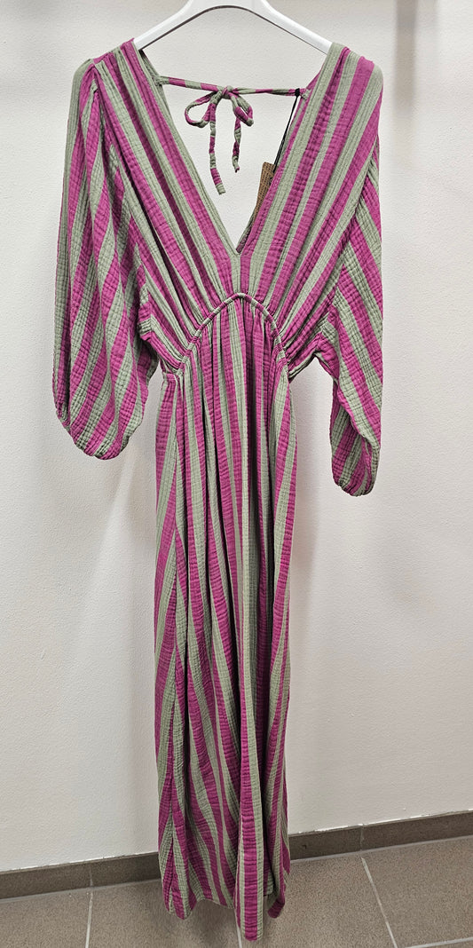Musselin Kleid Berry
