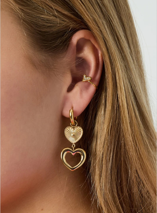 Ear Cuff Love gold