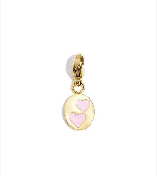 Charm Double Heart